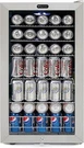 Whynter 127 Can Capacity Stainless Steel Beverage Refrigerator With Lock. Fixed Price $441.19.
