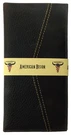 American Bison Rodeo Leather Wallet Milled Print Cutout Brown Checkbook Cover. Fixed Price $22.10.