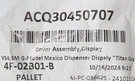 New Oem Lg Fridge Cover Assembly DISPLAY-ACQ30450707. Fixed Price $94.99.