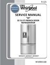 Whirlpool WRF993FIFM00 WRF992FIFM00 Service Repair Manual Paper And Pdf. Fixed Price $27.99.