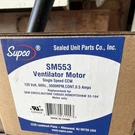 Supco SM553 Ventilator Motor 120V 0.5A Single Speed Ccw Gem Nutone. Fixed Price $25.00.