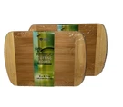 Bamboo Wood Kitchen Cutting & Serving Chopping Board All Purpose 2 Pack. Fixed Price $19.22.