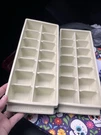 Vintage General Electric Plastic Ice Cube Tray Mcm Harvest Wheat Gold 1970. Fixed Price $13.95.
