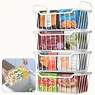 Goovilla Freezer Organizer Bins With Foldable Handle, 4 Pack Stackable Freeze.... Fixed Price $58.23.