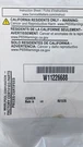 Whirlpool Cover Model W11226688 Mpn. Fixed Price $35.00.