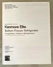 Kenmore Elite Bottom Freezer Refrigerator Use & Care Guide Models 795.7205, 7204. Fixed Price $17.99.