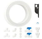 Professional 1/4 Od Tubing Water Line Kit For Refrigerator Ice Makers, 32.8 Ft. Fixed Price $16.63.