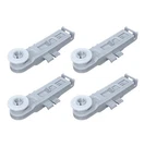 Set Of 4 Oem Whirlpool Amana Kitchenaid Dishwasher Upper Rack Rollers W10888592. Fixed Price $15.97.