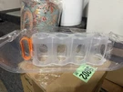 Frigidaire FGSC2335TF0 Door Bin Shelf BX1071 Clear Orange Handle Plastic Set. Fixed Price $80.00.