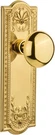 Nostalgic Warehouse Meadows Plate New York Knob Single Dummy Unlacquered Brass. Fixed Price $124.00.