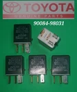 5X Genuine Toyota Lexus Denso Scion 90084-98031 90987-02012 Efi Computer Relays. Fixed Price $24.98.