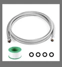 Keokle Refrigerator Ice Maker Water Line 5FT Stainless Steel Braided " By. Fixed Price $17.99.