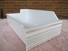 2148659 Whirlpool Refrigerator Ice Cube Pan EB21DK White Chrome Trim. Fixed Price $15.00.