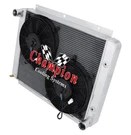 Kr Champion Row Radiator W/ 12" Fans For 1963 1964 Studebaker Avanti V8 Engine. Fixed Price $441.23.