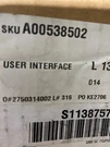 A00538502 Frigidaire Oem User Interface New. Fixed Price $50.00.
