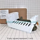 Whirlpool Refrigerator Ice Maker Assembly W11512149. Fixed Price $122.55.
