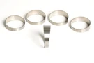 Ticon 2.5" Titanium Pie Cut - 1.26D Tight Radius 1.2MM/.047" Wall Pack. Fixed Price $74.90.