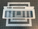 Refrigerator Crisper Drawer Front Panel Face P# WR32X10121. Fixed Price $35.00.