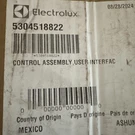 Original Oem Electrolux 5304518822 Control Assembly For Frigidaire Refrigerator. Fixed Price $129.00.