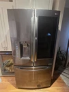 Lg Refrigerator French Door 30CU 36". Fixed Price $300.00.