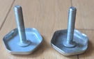 2 Pcs Viking Refrigerator Leveling Foot (from Counter Fridge VUWC140). Fixed Price $34.00.