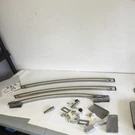 RFG297AARS Samsung Refrigerator Door Handles 3 Lot With Hinges Hardware. Fixed Price $99.00.