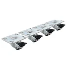 Krowne 28109S Ultra Low Profile In Plate Caster With Break. Fixed Price $87.83.