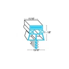Kolpak Mccall 225191075 Door Gasket Lh 36" X 78" Sided 22519-1075. Fixed Price $71.25.