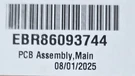 New Oem Lg EBR86093744 Refrigerator Main Control Board. Fixed Price $178.95.