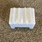 Whirlpool Refrigerator Upper Freezer Light Lens Opaque 2198589 P1595. Fixed Price $13.99.
