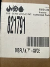 Oem Wolf Oven Control Board 7" Display (m-series) 821791. Fixed Price $165.00.