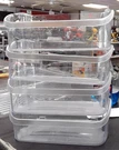 240338200 Frigidaire Refrigerator Door Bin. Clear. No Cracks. Fixed Price $25.00.