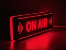 On Air Led Lightbox Sign Lamp Studio Recording For Streaming Podcasts. Fixed Price $18.14.