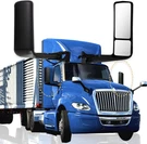 Black Door Mirror Replacement International LT625 2018+ Truck Left,. Fixed Price $315.97.