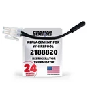 Replacement Whirlpool/kenmore 2188820 Refrigerator Thermistor 24 Month Warran.... Fixed Price $17.09.