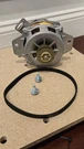 P/n W10416668 Model # K48RVNCR1137 Whirlpool Washer Drive Motor, W/belt & Bolts. Fixed Price $79.00.