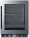 Summit SDHG2443 24"W 80 Can Capacity Beverage Cooler - Glass. Fixed Price $1997.00.