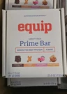Equip Prime Bar Variety Pack Grass-fed Beef Protein 4 Flavors Best By Nov 26. Fixed Price $9.99.