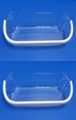 2 AP3997656 For Frigidaire Electrolux Refrigerator Door Bin Clear / White. Fixed Price $69.99.