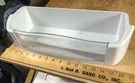 Refrigerator Door Bin 200D5596P001 White Clear Shield Used Oem. Fixed Price $16.50.