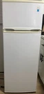 7 Cuft Avanti 2 Door White Refrigerator For Pick Up Only. Fixed Price $99.00.