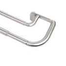 Umbra Twilight Double Curtain Rod Set 66 To 144 Inches, Nickel. Fixed Price $29.00.