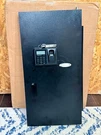 Blumsafe Wall Steel Door With Code Panel, Fingerprint Reader, And 2 Keys. Fixed Price $125.00.