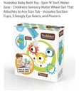 New Yookidoo Children Bath Toy 1-3 Years Spin 'n' Sort Water Gear Sensory. Fixed Price $8.00.