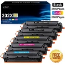 Pack CF500X Toner For Hp 202X Color Laserjet Pro M281CDW M281FDW M254NW 202A. Fixed Price $154.00.