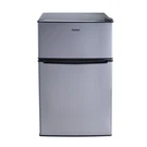 Galanz GLR31TS1E02 3.1 Cu Ft Two Door Mini Fridge With Freezer, Stainless, Estar. Fixed Price $134.00.