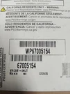 Maytag Whirlpool Refrigerator Water Valve WP67005154 AP6010439 PS11743618 Oem. Fixed Price $39.00.