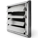 Calimaero Vke 6" Inch Dryer Vent Cover Outdoor Stainless Steel Gri. Fixed Price $31.07.