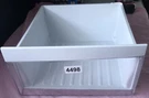 Used, White, Clear, Plastic, Lg Refrigerator Crisper Drawer Pn# MJS619525. Fixed Price $80.00.