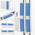 Elcoor Blue Refrigerator Door Handle Covers Set Of 6 - Washable Appliance Protec. Fixed Price $22.48.